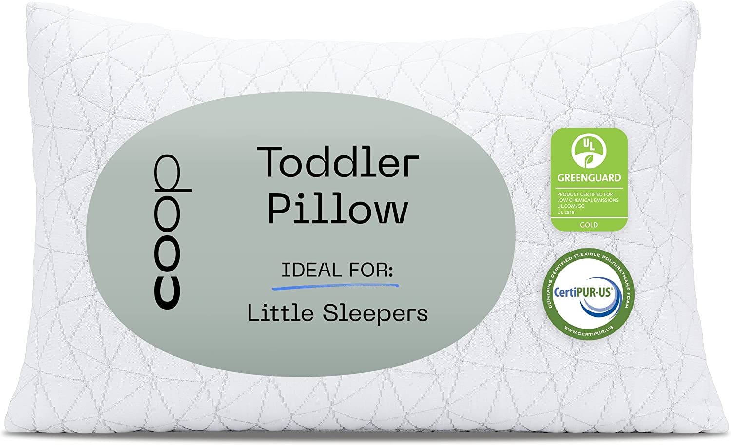 best toddler pillow, coop home toddler pillow